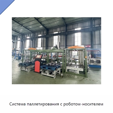 Система паллетирования с роботом-носителем