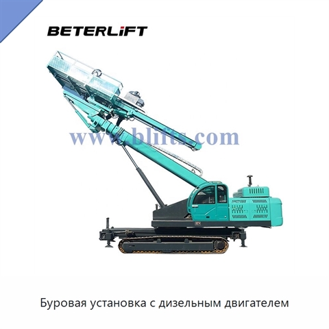 Буровая установка с дизельным двигателем
