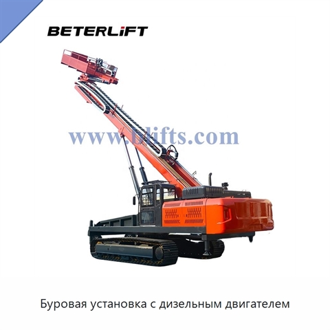 Буровая установка с дизельным двигателем