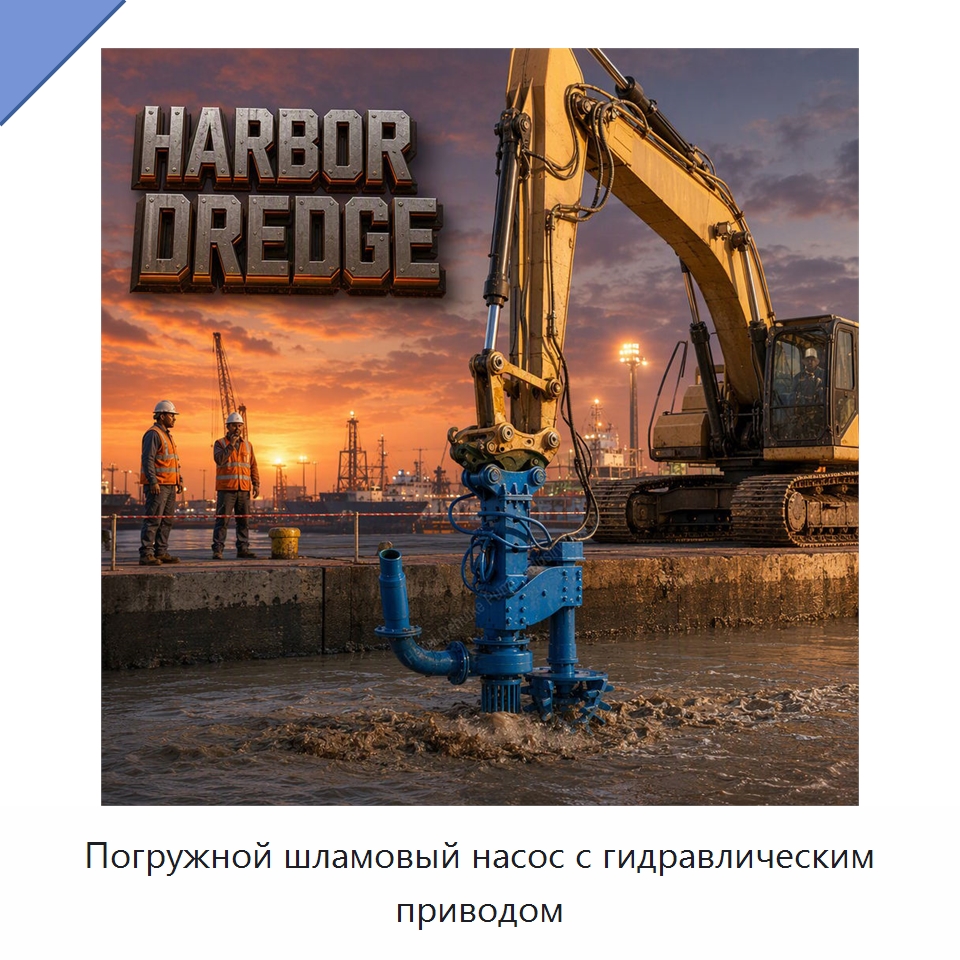 Погружной шламовый насос с гидравлическим приводом — Насосы