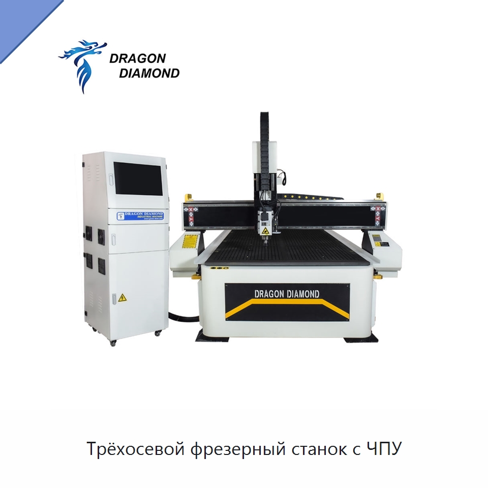 Трёхосевой фрезерный станок с ЧПУ — Фрезерные станки по дереву