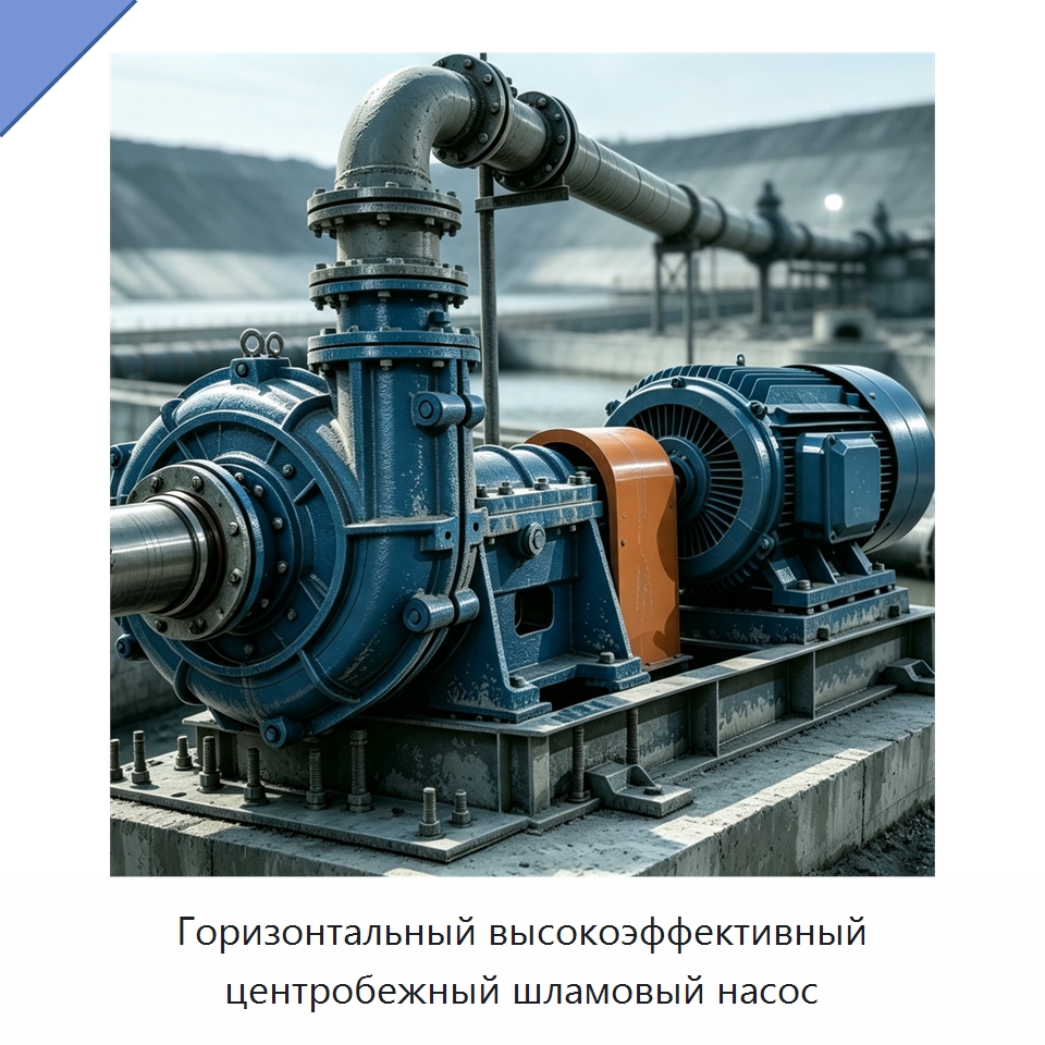 Горизонтальный высокоэффективный центробежный шламовый насос — Насосы