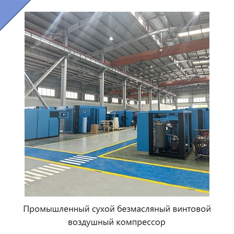 Промышленный сухой безмасляный винтовой воздушный компрессор