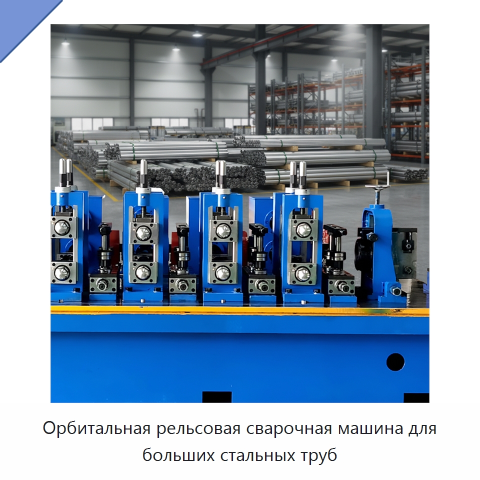 Орбитальная рельсовая сварочная машина для больших стальных труб — Оборудование для производства труб