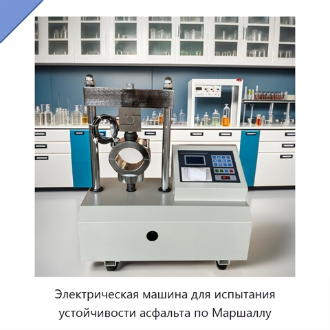 Электрическая машина для испытания устойчивости асфальта по Маршаллу