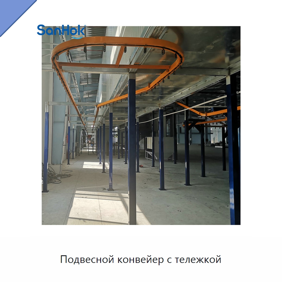 Подвесной конвейер с тележкой — Сборочные линии