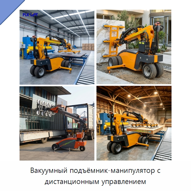 Вакуумный подъёмник-манипулятор с дистанционным управлением — Вакуумные грузозахваты