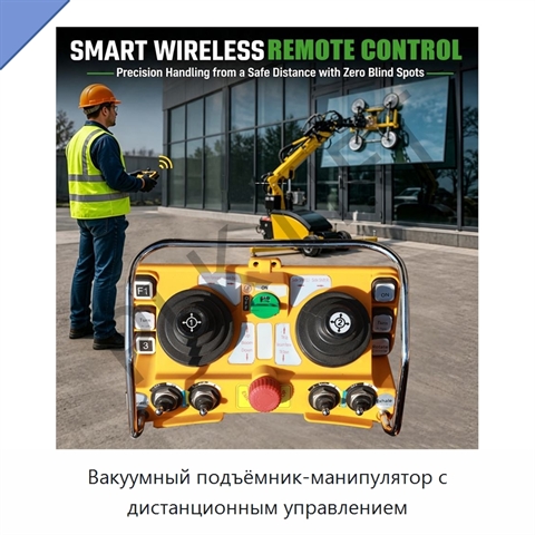 Вакуумный подъёмник-манипулятор с дистанционным управлением