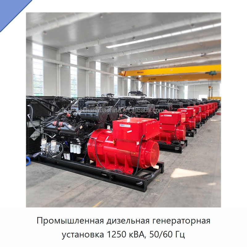 Промышленная дизельная генераторная установка 1250 кВА, 50/60 Гц — Дизельные генераторы