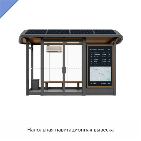 Напольная навигационная вывеска
