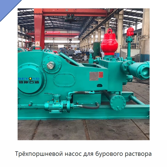 Трёхпоршневой насос для бурового раствора — Нефтепромысловое оборудование