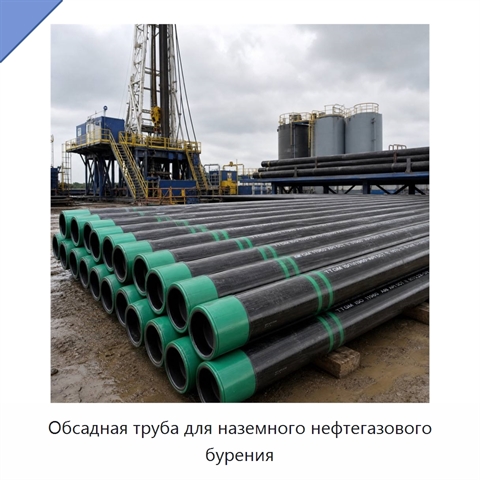 Обсадная труба для наземного нефтегазового бурения
