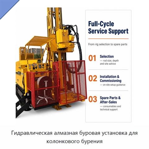 Гидравлическая алмазная буровая установка для колонкового бурения