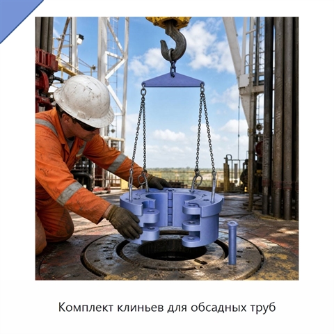 Комплект клиньев для обсадных труб