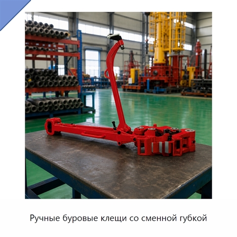 Ручные буровые клещи со сменной губкой