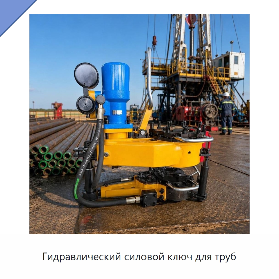 Гидравлический силовой ключ для труб — Нефтепромысловое оборудование