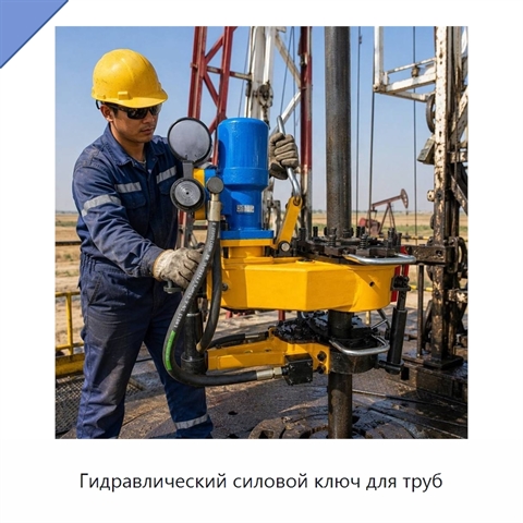 Гидравлический силовой ключ для труб