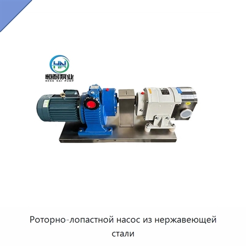 Роторно-лопастной насос из нержавеющей стали
