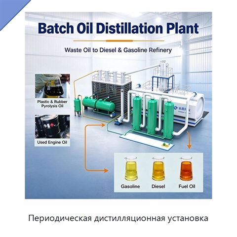 Периодическая дистилляционная установка