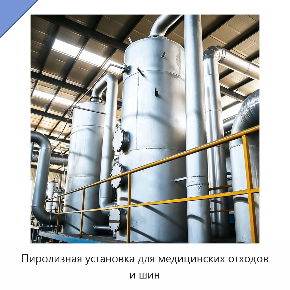 Пиролизная установка для медицинских отходов и шин — Оборудование для переработки резины