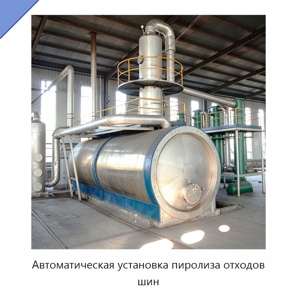 Автоматическая установка пиролиза отходов шин — Оборудование для переработки резины