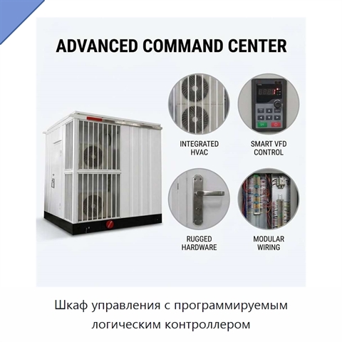 Шкаф управления с программируемым логическим контроллером