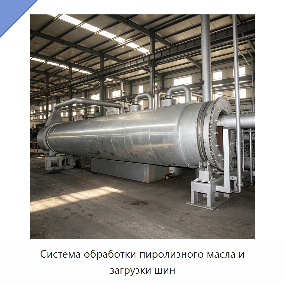 Система обработки пиролизного масла и загрузки шин — Оборудование для переработки резины