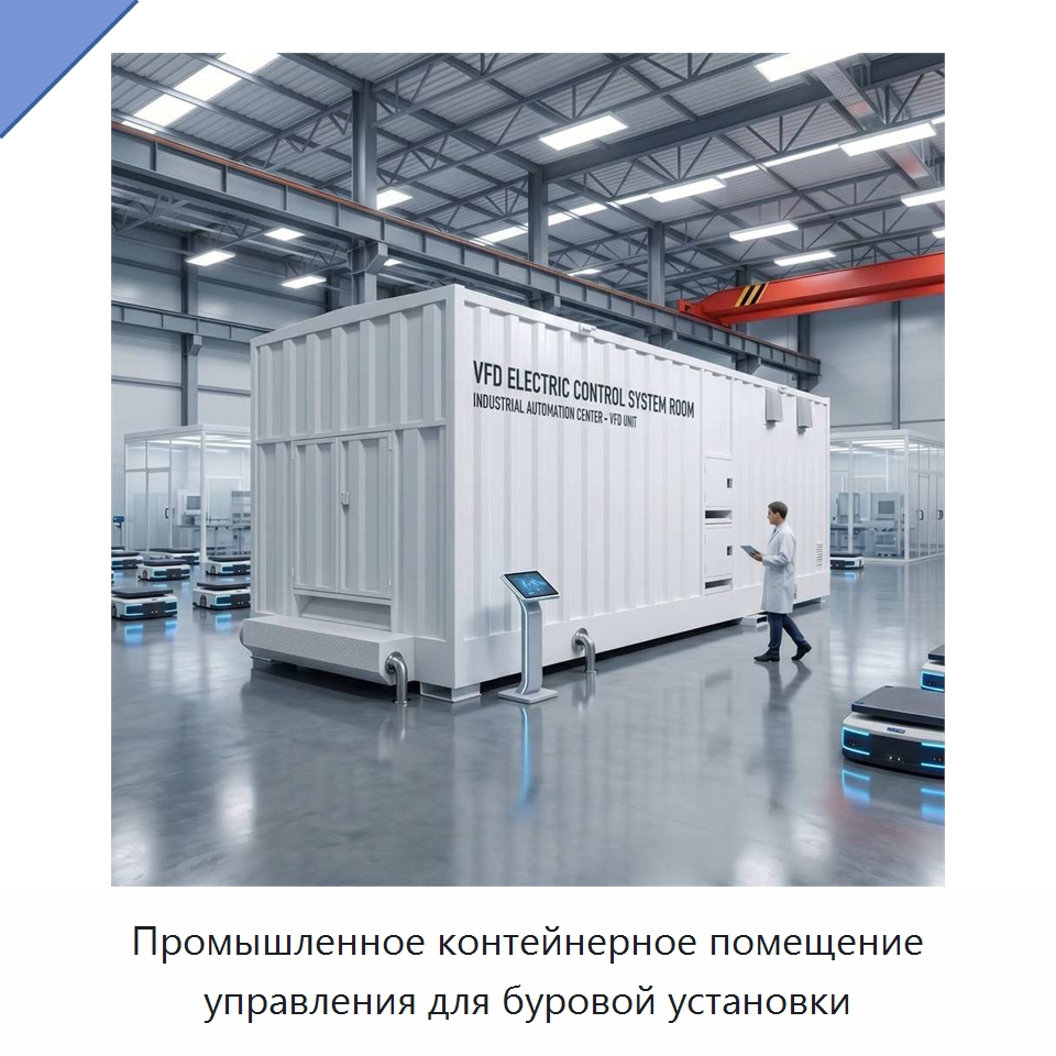 Промышленное контейнерное помещение управления для буровой установки — Нефтепромысловое оборудование