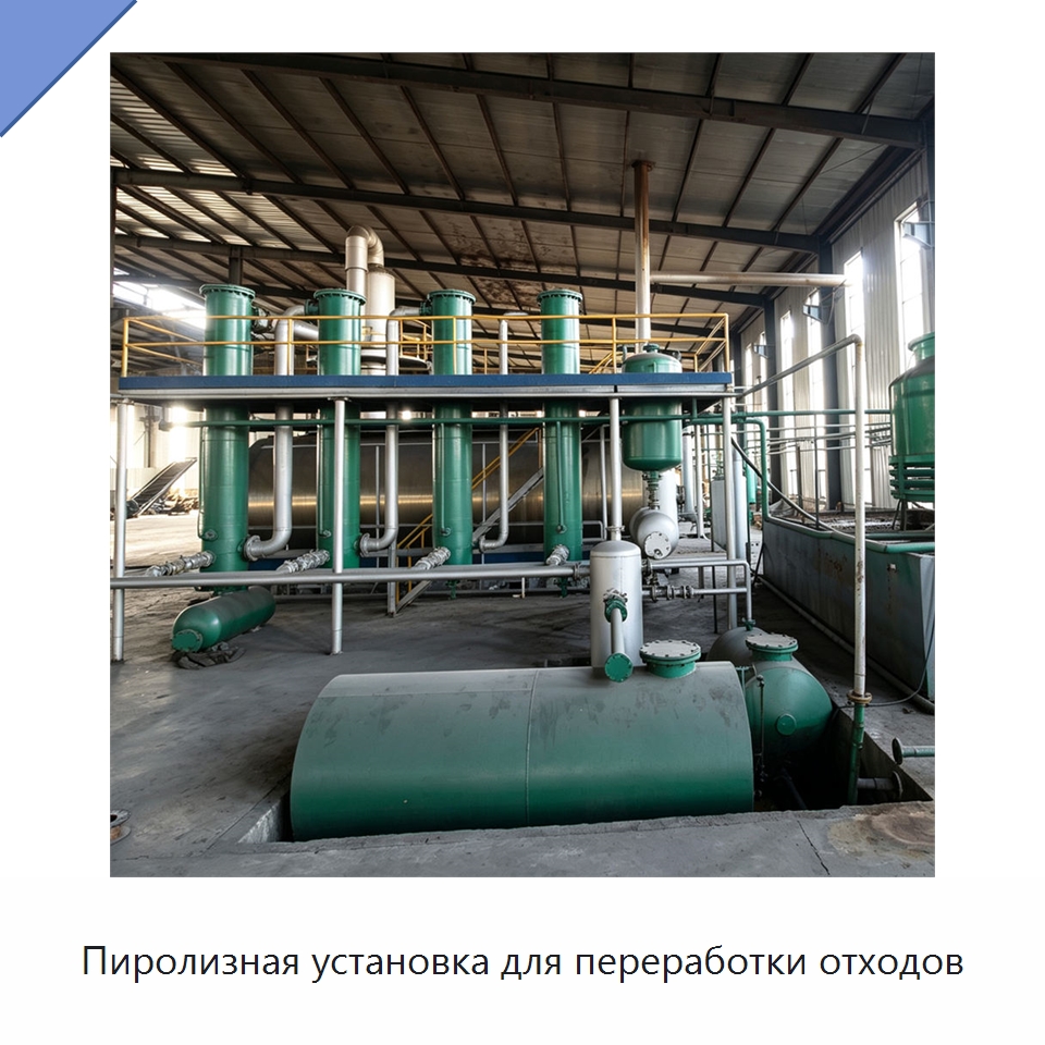 Пиролизная установка для переработки отходов — Оборудование для переработки резины