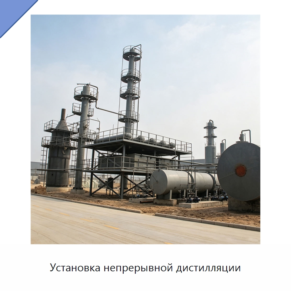 Установка непрерывной дистилляции — Фильтрационное оборудование