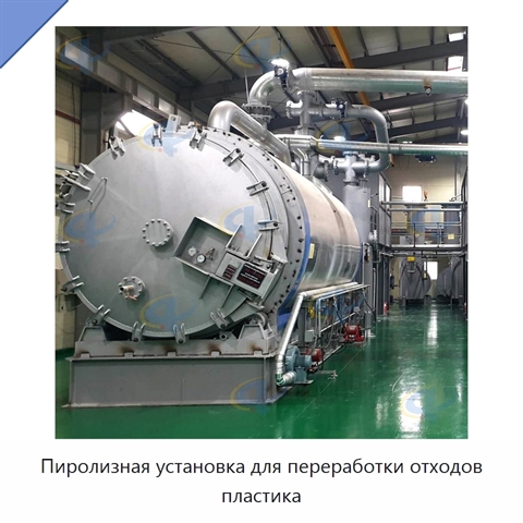 Пиролизная установка для переработки отходов пластика