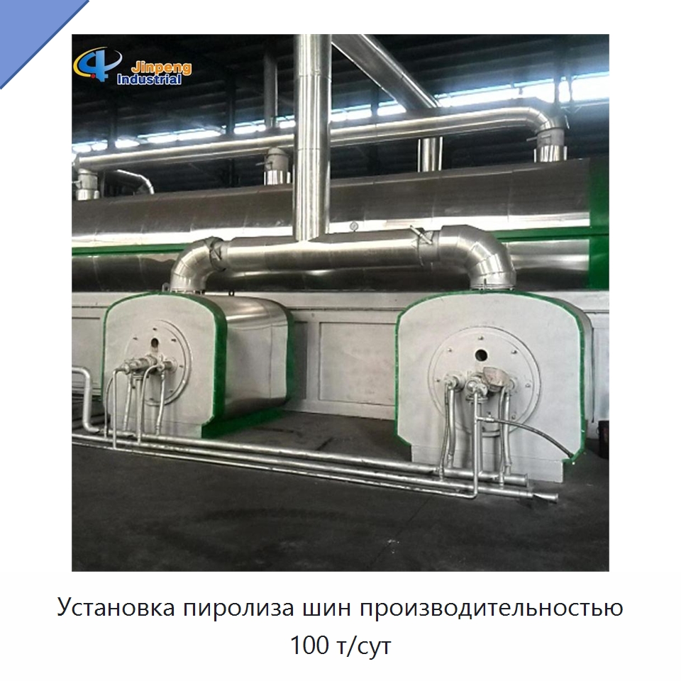 Установка пиролиза шин производительностью 100 т/сут — Оборудование для переработки резины