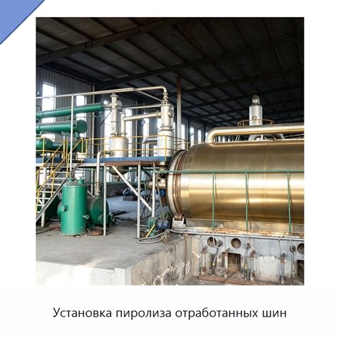 Установка пиролиза отработанных шин