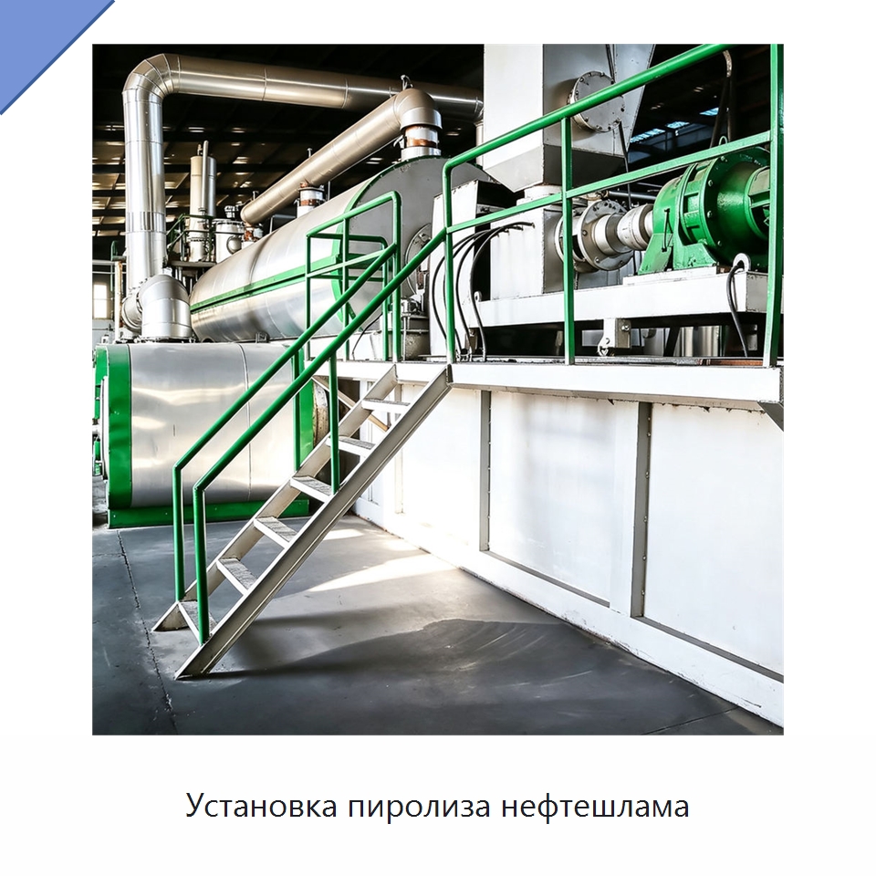 Установка пиролиза нефтешлама — Оборудование для переработки резины