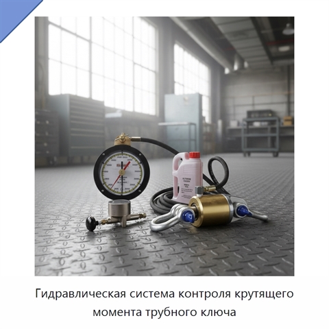 Гидравлическая система контроля крутящего момента трубного ключа