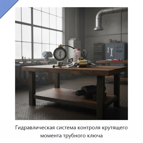 Гидравлическая система контроля крутящего момента трубного ключа