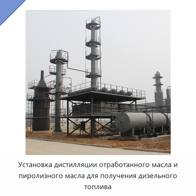 Установка дистилляции отработанного масла и пиролизного масла для получения дизельного топлива — Фильтрационное оборудование