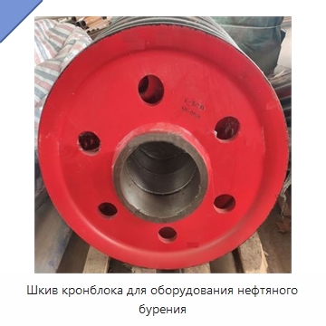 Шкив кронблока для оборудования нефтяного бурения
