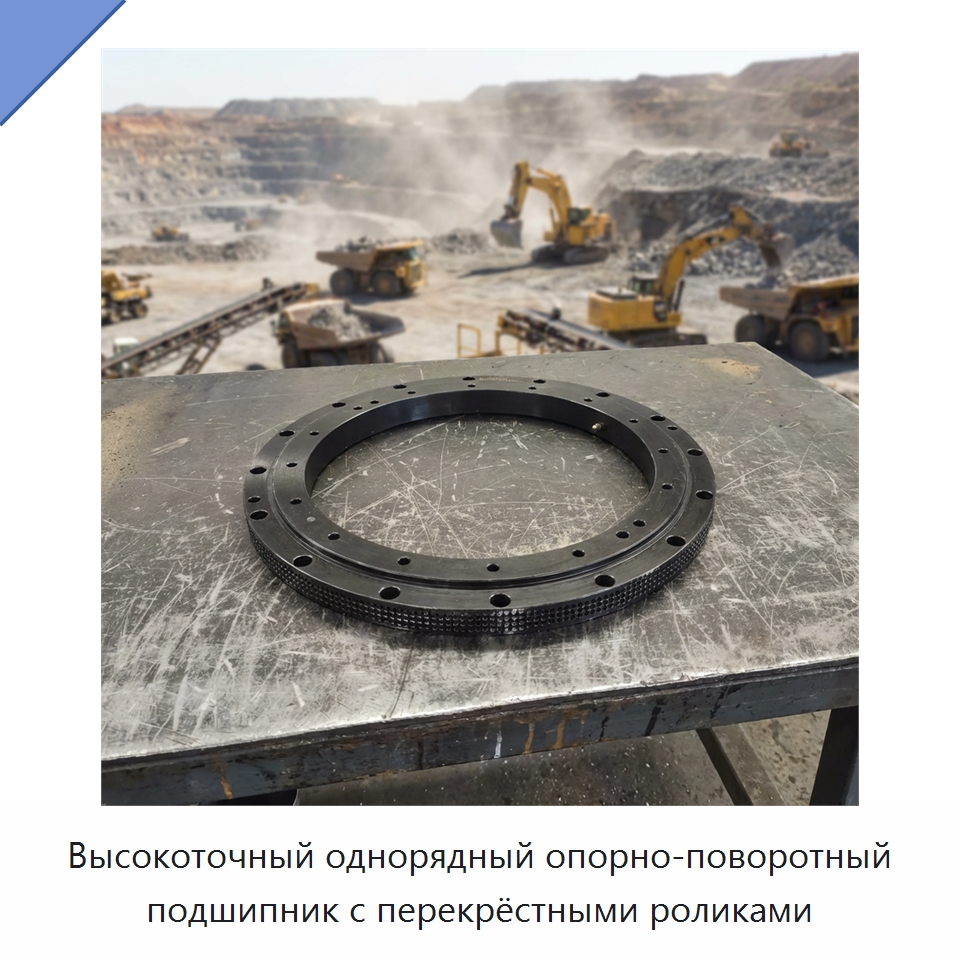 Высокоточный однорядный опорно-поворотный подшипник с перекрёстными роликами — Опорно-поворотные подшипники